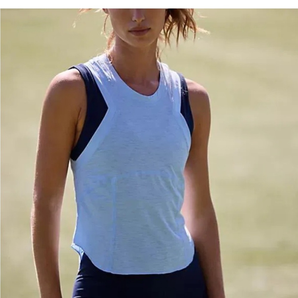 NWT FP Movement by Free People Light Blue Tank Top